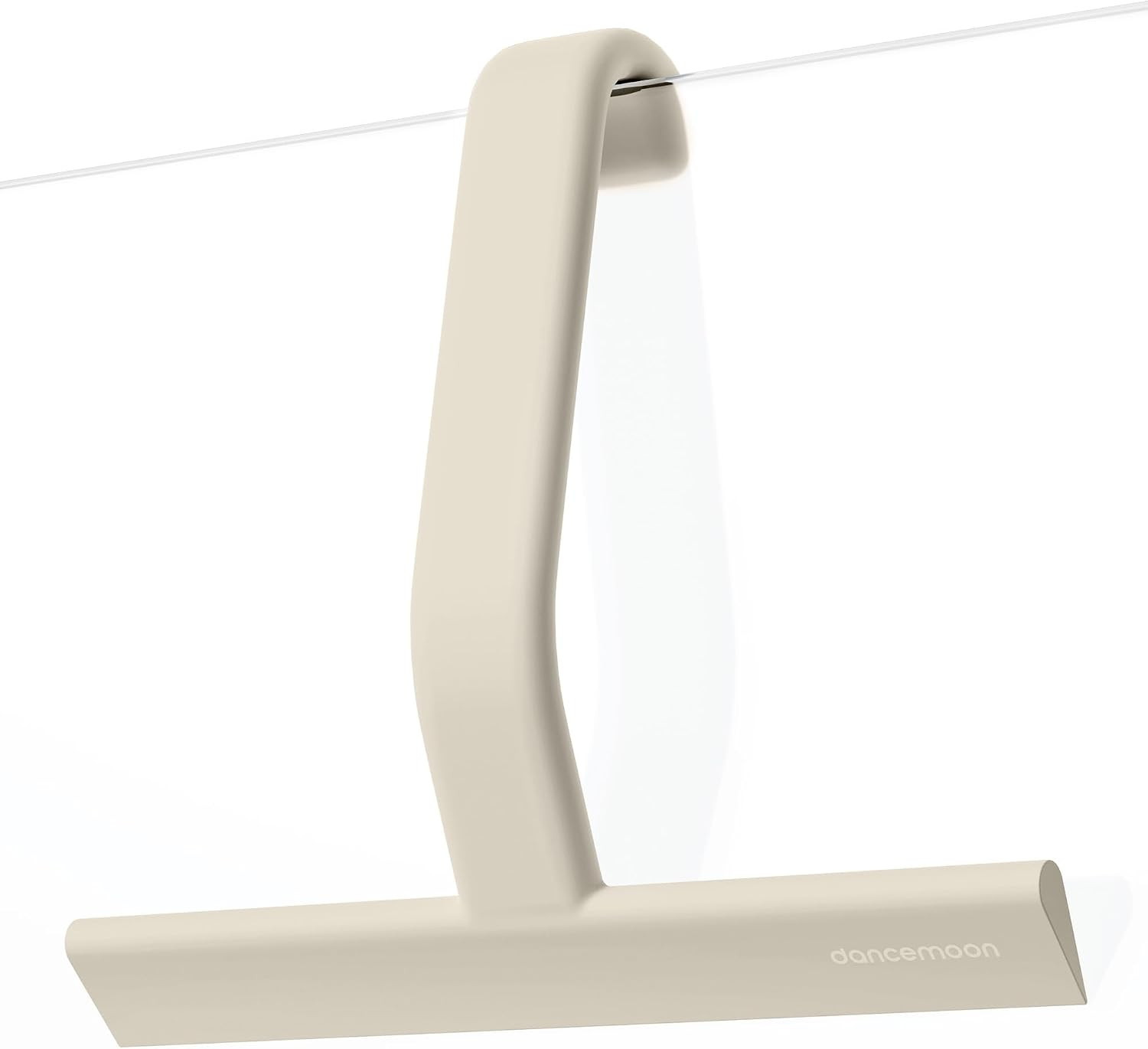 JustHang Shower Squeegee with Built-in Hook, 10-Inch Light Taupe | Amazon (US)