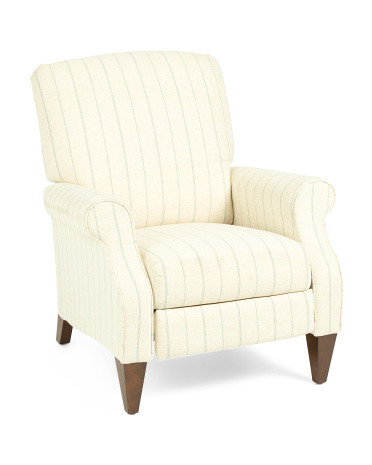 32x36 Charlotte Striped Push Back Recliner | TJ Maxx