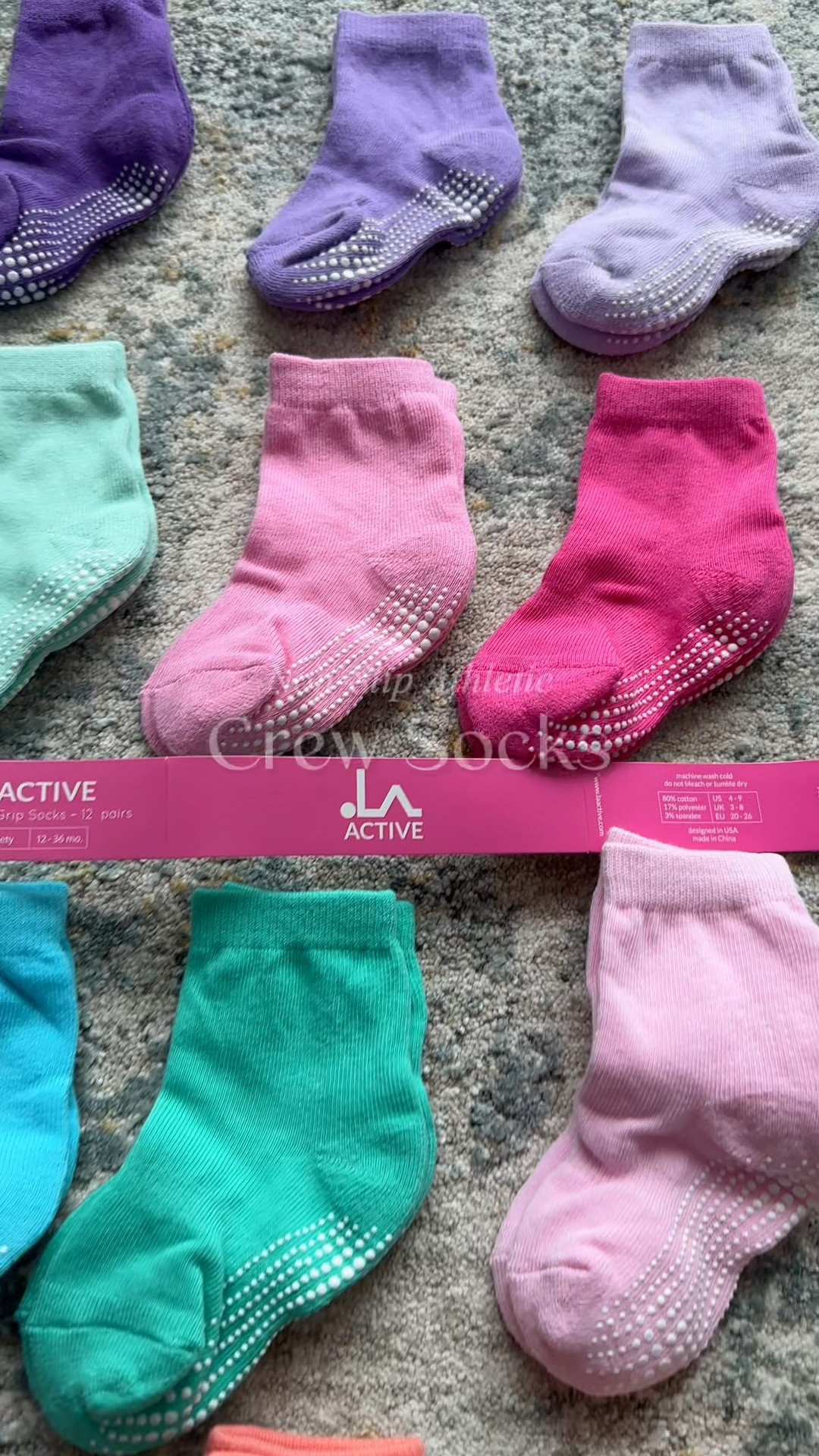 If your kids are constantly wiping out while running around on slippery hardwood, tile, or laminate floors, ordinary socks just aren't safe 🏃‍♂️The LA Active Non Slip Athletic Crew Socks for Kids bring maximum traction and safety to playtime. Perfect for parents, toddlers, active kids, and caregivers looking for maximum grip safety on hardwood floors and indoor play areas. 🤸‍♀️ #laactive #gripsocks #kidssocks #toddlersafety #playroomessentials #momhacks  #activekids #playtimegear 

#LTKmomlife #LTKBaby #LTKKids