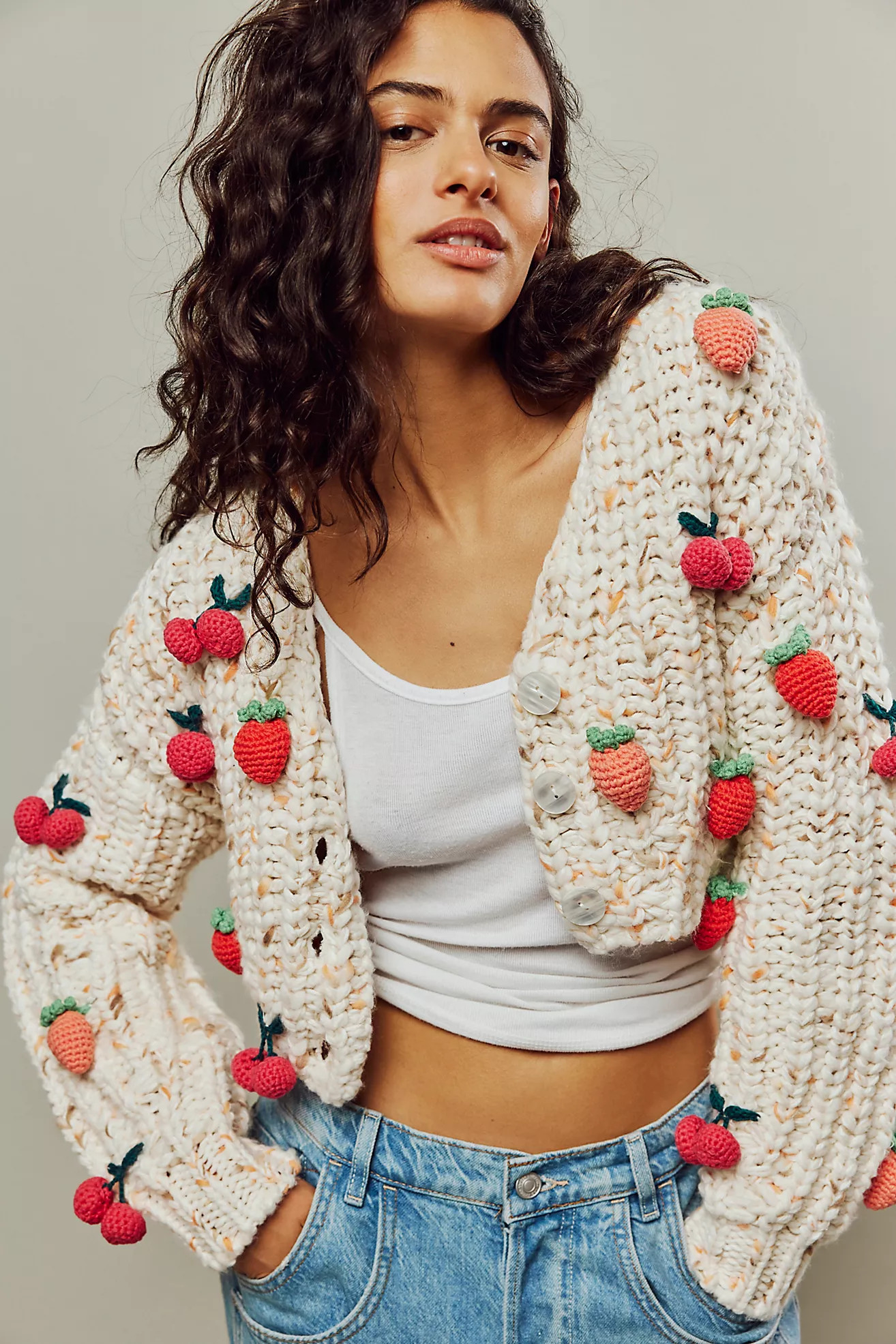 Strawberry Fields Cardigan | Free People (UK)