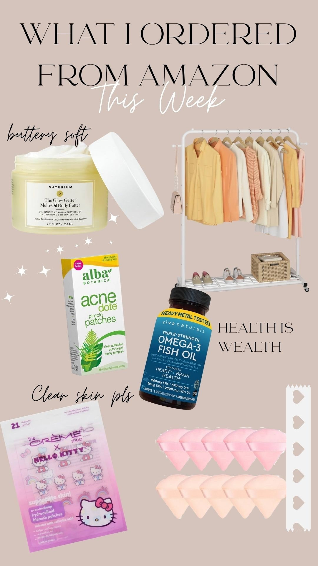 My Amazon purchases this week✨