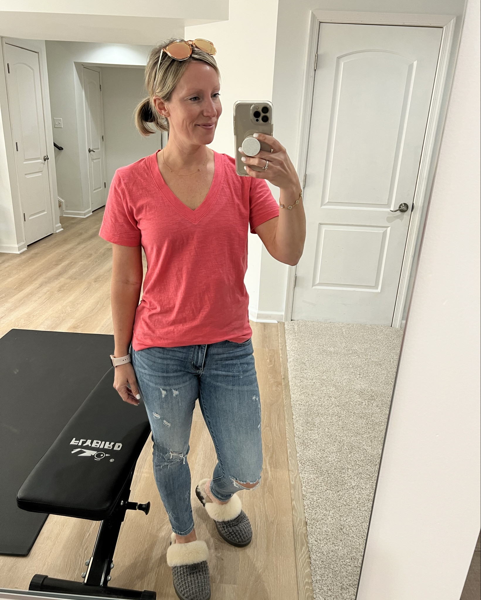Current loft favorites - I get a small in the tees, medium in the perfect tank, small in the jacket, and 26/2 in the crop pants! (5’4” and 133 lbs for reference)

#LTKfindsunder100 #LTKSeasonal