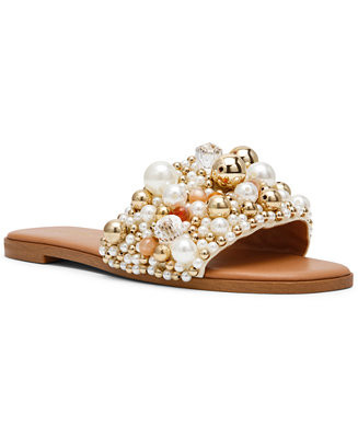 Women's Klio Embellished Slide Sandals | Macy's