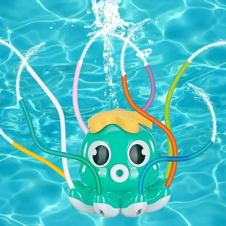 Outdoor Water Sprinkler for Kids and Toddlers, Summer Backyard Spray Toys with 8 Wiggle Tubes, At... | Walmart (US)