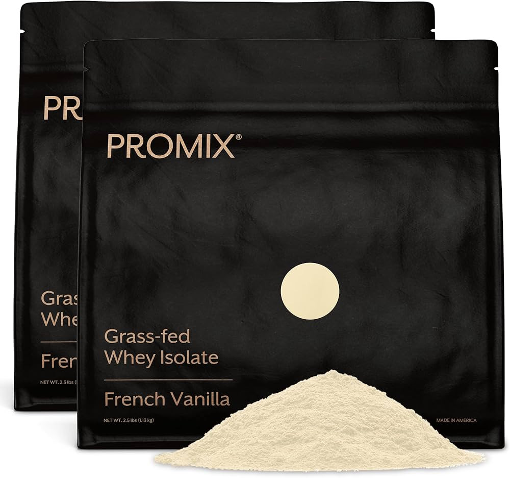 ProMix Nutrition Whey Protein Isolate Powder - Grass-Fed - ­Post Workout Fitness & Nutrition Sha... | Amazon (US)