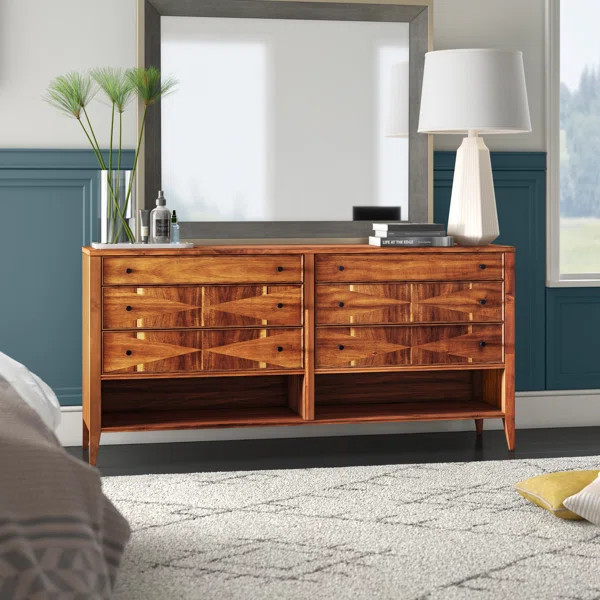 Camilla 6 Drawer 63'' W Double Dresser | Wayfair North America