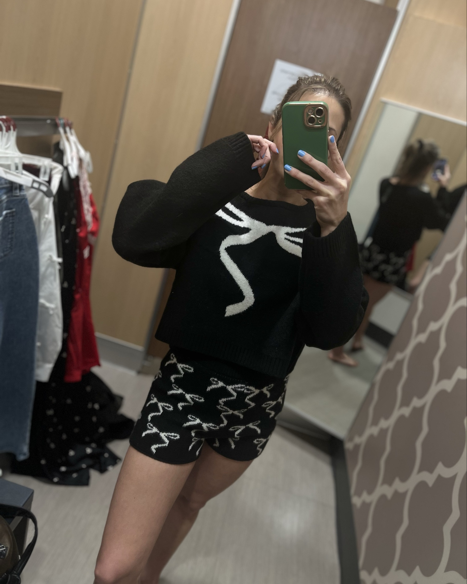 Such a sweet and cozy bow print set! I think this would make an excellent gift. 🎁 

#LTKFindsUnder50 #LTKSeasonal #LTKHoliday