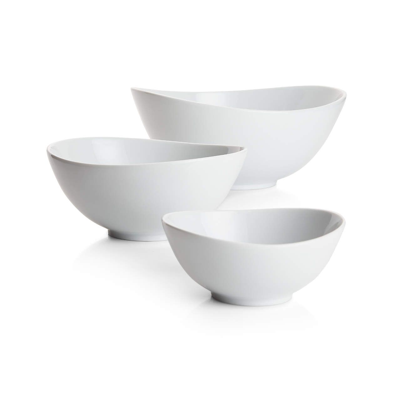 Swoop Large Bowl + Reviews | Crate and Barrel | Crate & Barrel