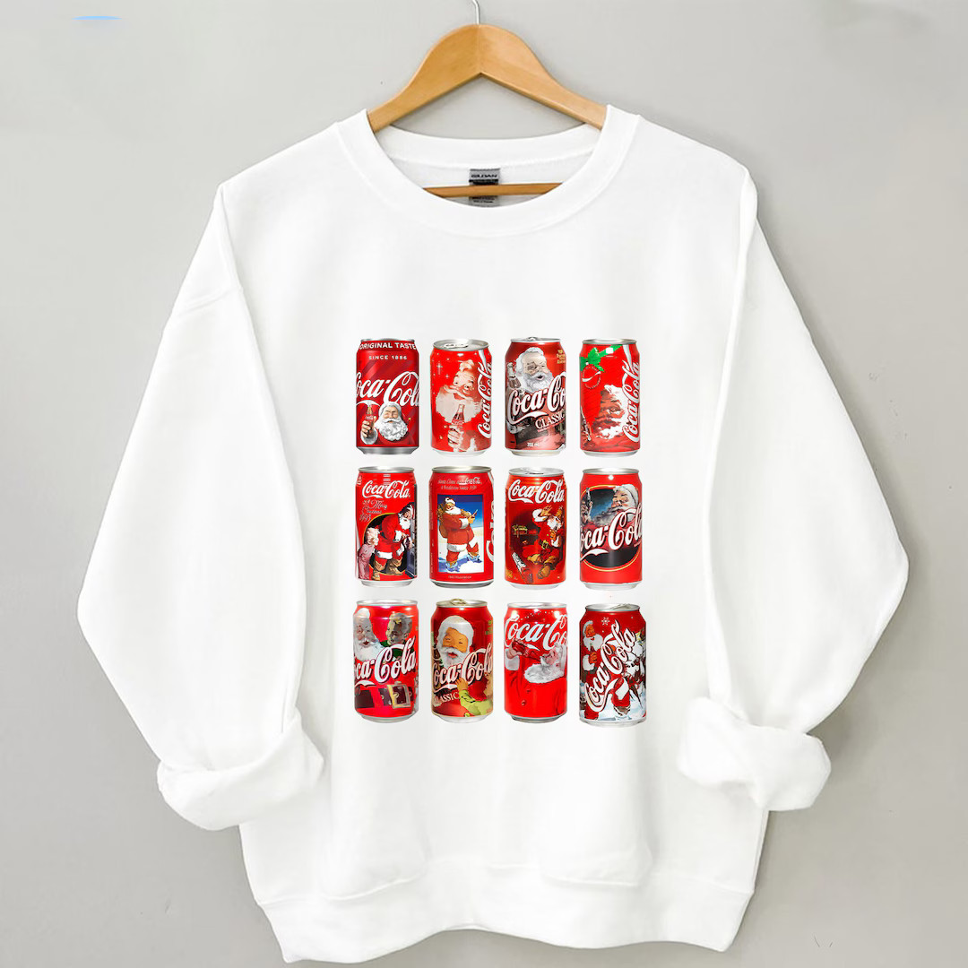 Christmas Coca Cola Sweatshirt Christmas Coke Sampler Gift - Etsy | Etsy (US)