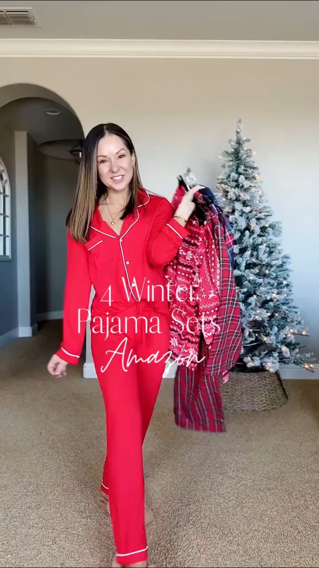 Winter Pajamas

For reference I’m 5’1” & 109lbs wearing an XS in the solid red and a S in all others. The plaid red set is too big. 

Christmas outfits  Christmas pjs  pajamas  cute pjs  woman’s pajamas  slippers  Christmas morning outfit  gifts for her  fuzzy slippers  plaid pjs  cozy outfits  morning outfit  EverydayHolly

#LTKSeasonal #LTKPetite #LTKHome