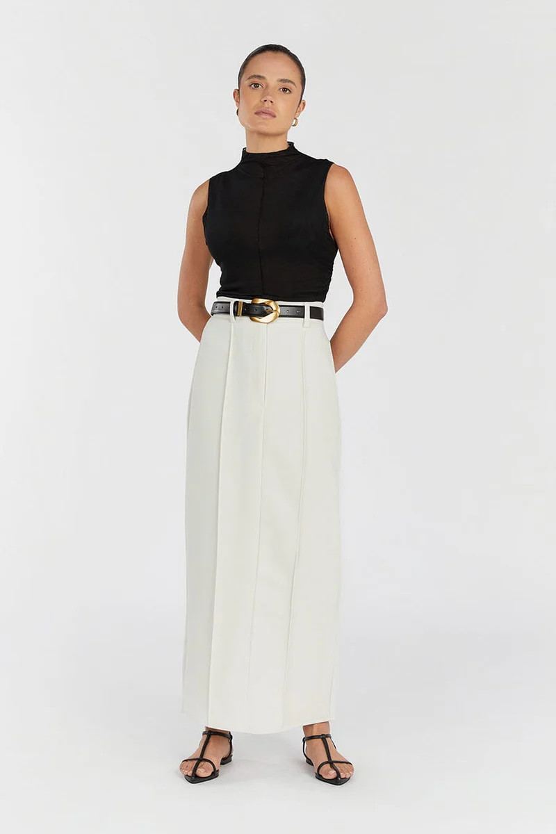 ROWAN BONE MIDI SKIRT | DISSH