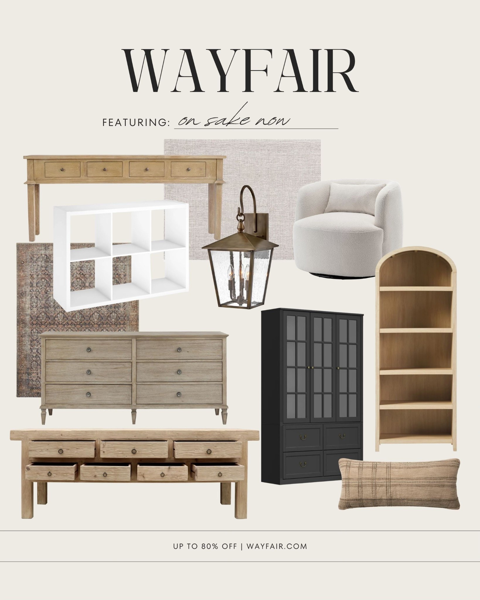 The Wayfair Way Day sale ends tomorrow! Save up to 80% off and everything ships free! 