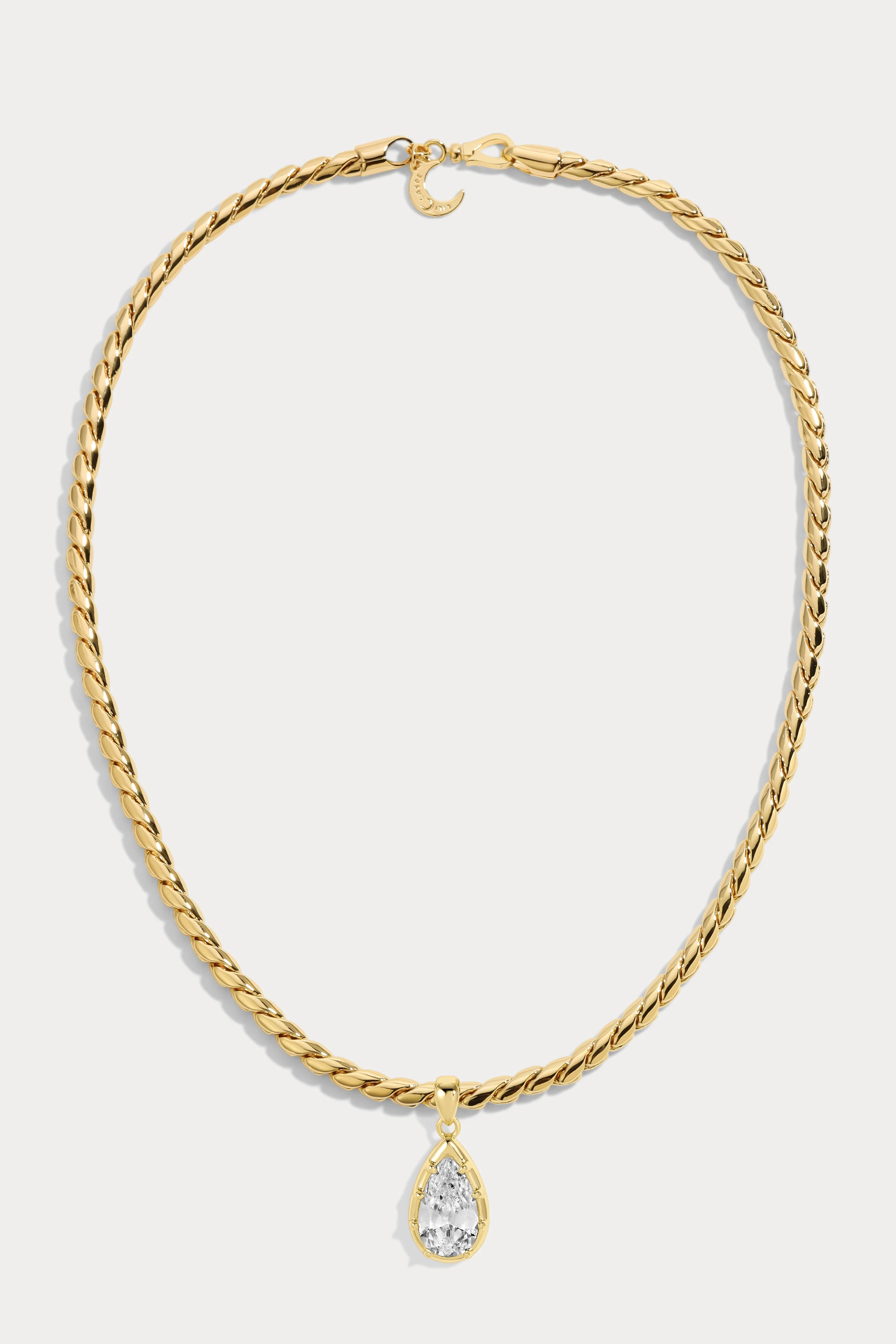Medium Bruna Pear Necklace | Lili Claspe