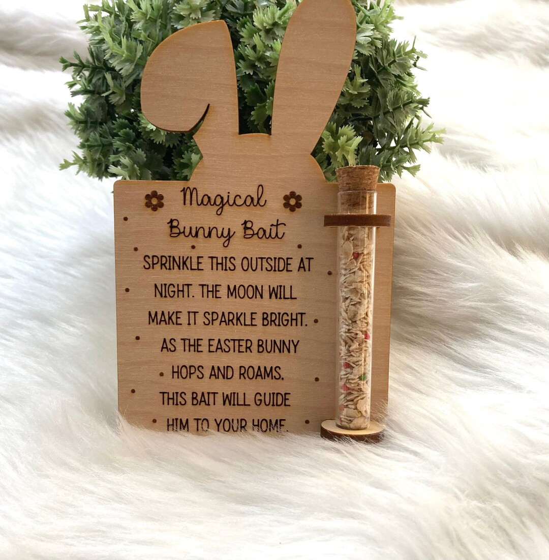 Bunny Food Ornament, Bunny Bait, Magical Bunny Bait, Easter Bunny Food, Easter Bunny Bait, Easter... | Etsy (US)
