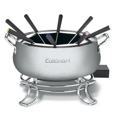 Cuisinart 3 Quart Fondue Pot, For Chocolate, Cheese, Broth, Oil | Wayfair North America