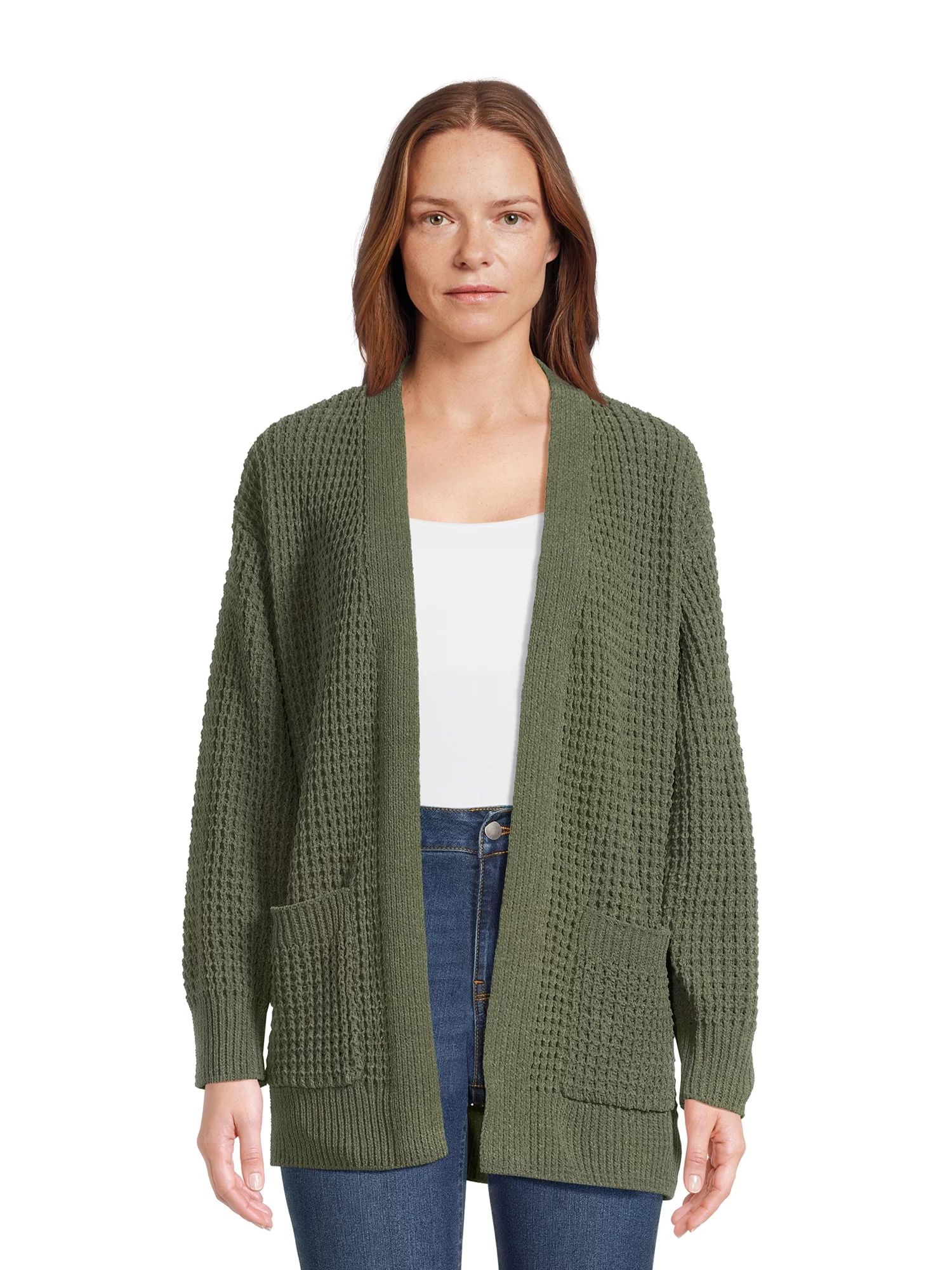 Time And Tru Women's Chenille Cardigan | Walmart (US)