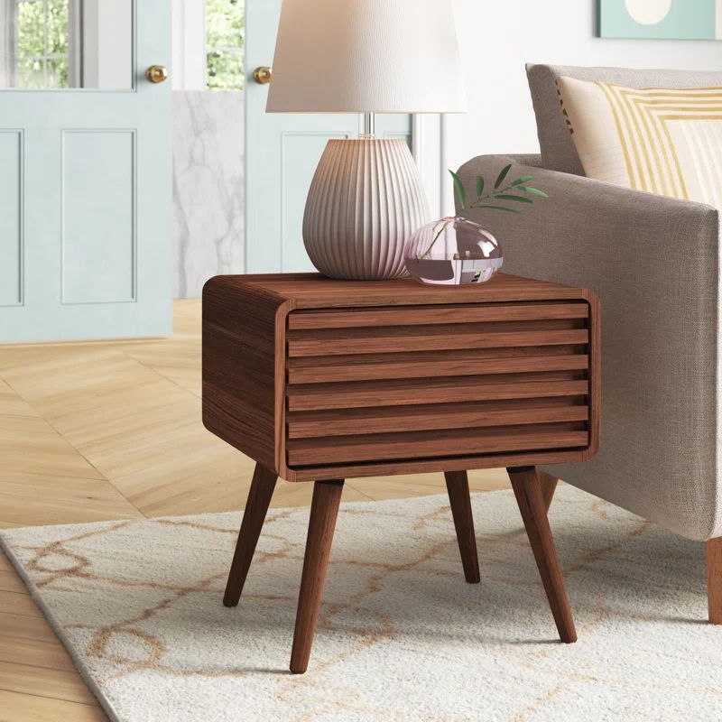 Bria 20'' Tall End Table with Storage | Wayfair North America