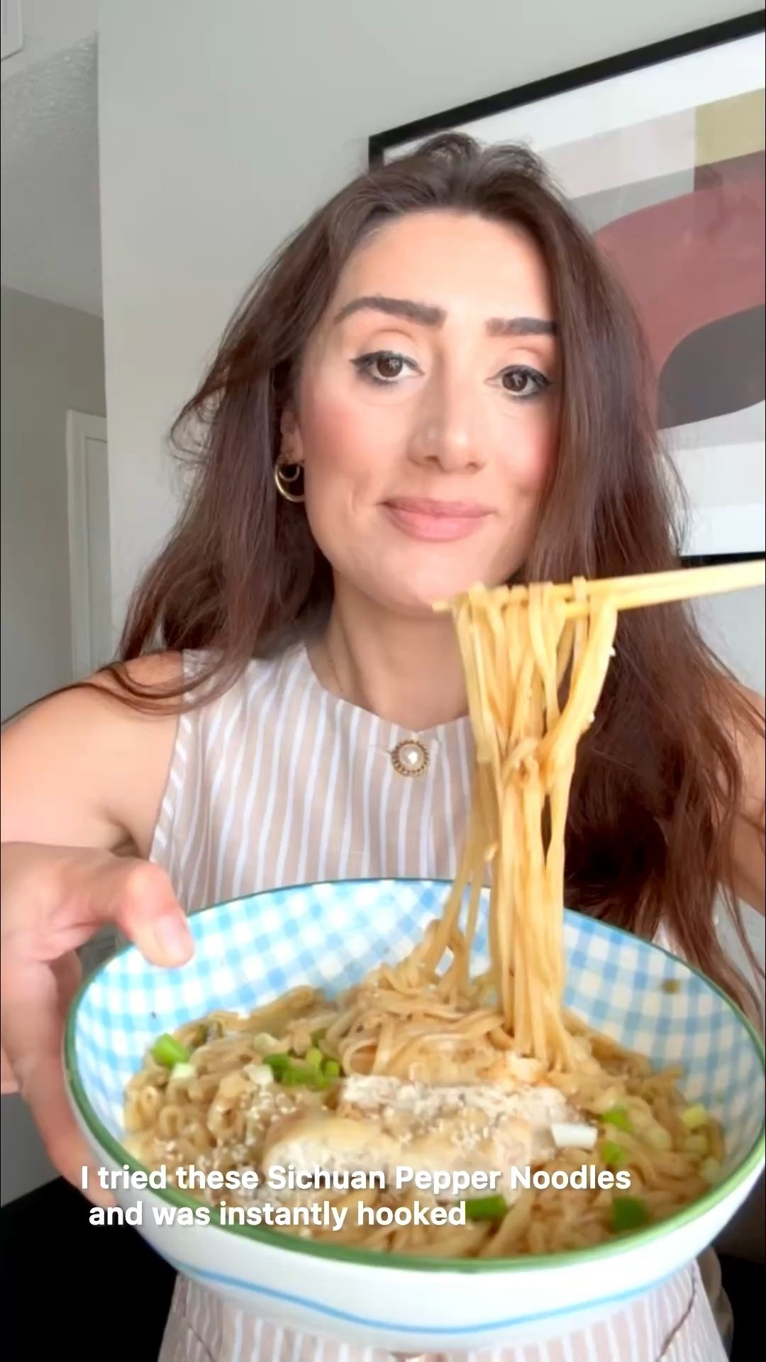 I tried these Sichuan Pepper Noodles and was instantly hooked 
They come with everything. Let’s prepare this noodle together  first  just add hot water…And this is where it gets serious… the chili sauce 
😳
Once you mix it all together, the smell alone is insane…
Look at that… glossy, spicy, perfect 😍

I added some chicken on top to make it extra filling…

Okay wait  it’s actually SO good… and yes… it’s spicy 🌶️🔥

10/10 would eat again… but maybe with milk next time 😂

#LTKdayinmylife #LTKfoodie #LTKstorytime
