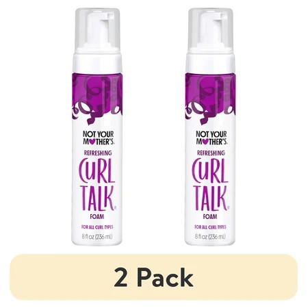 (2 pack) Not Your Mother s Curl Talk Refreshing Curl Foam 8 fl oz | Walmart (US)
