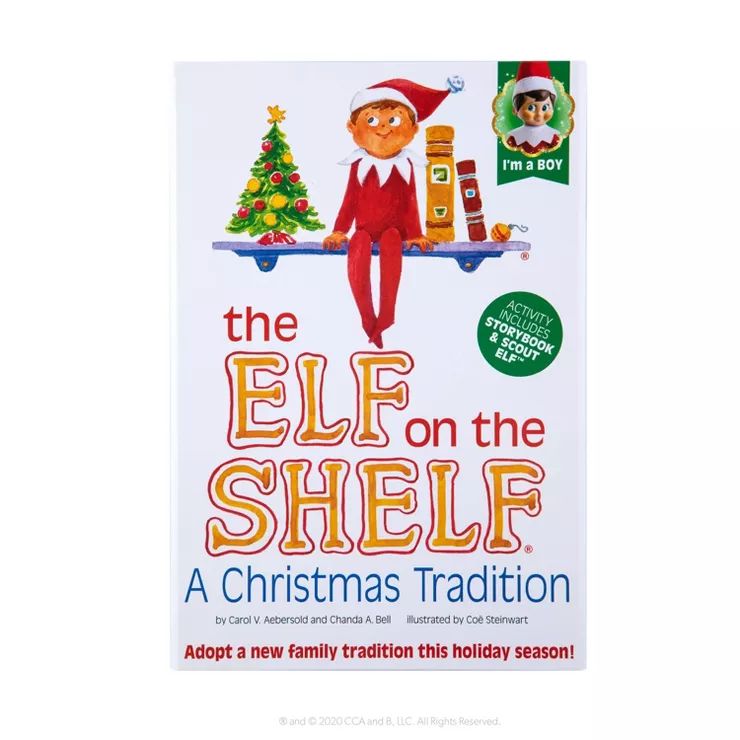 The Elf on the Shelf - Blue Eye Boy Elf - by Chanda Bell (Hardcover) | Target
