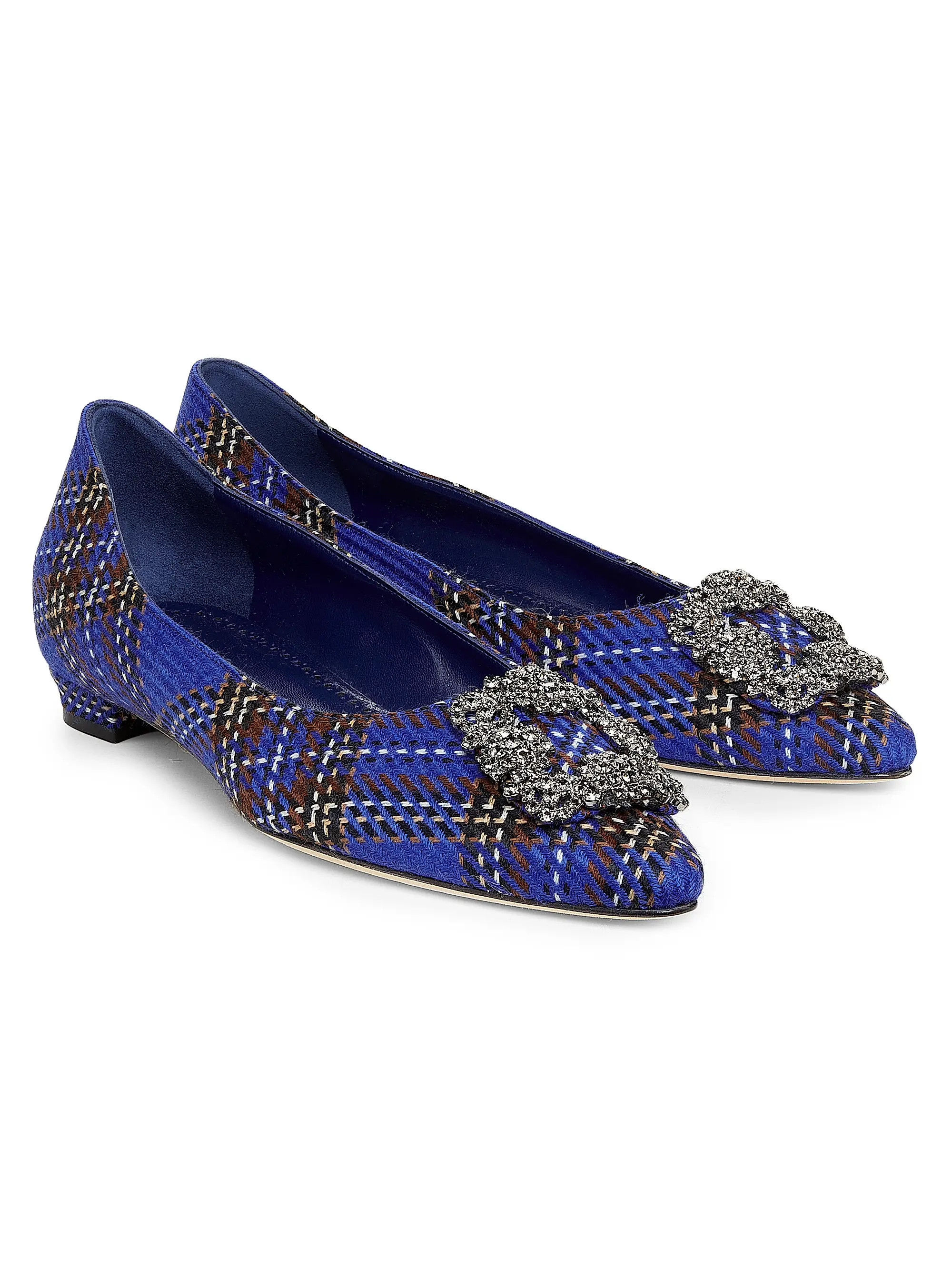 Manolo BlahnikHangisi Virgin Wool Flats | Saks Fifth Avenue