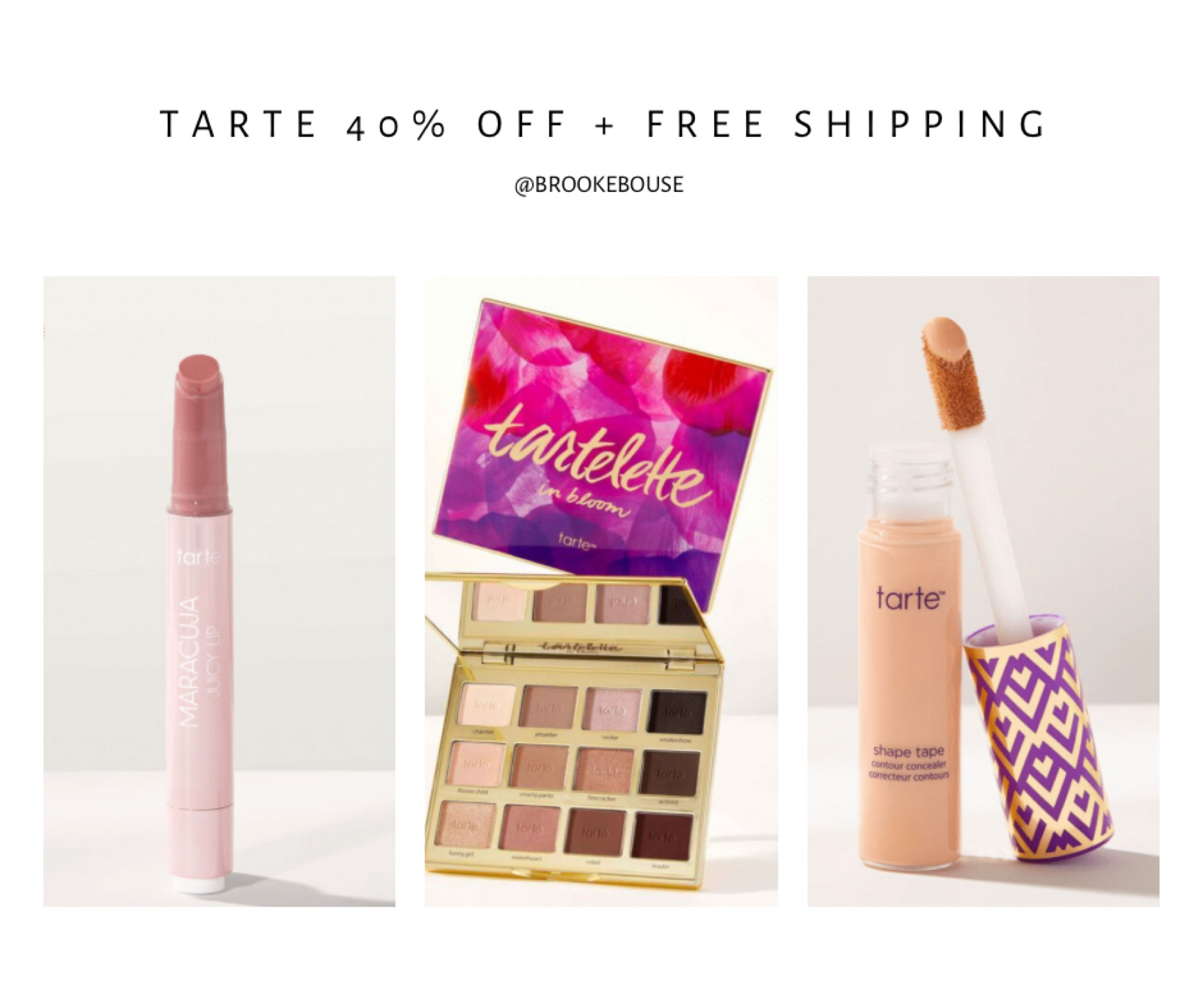 tarte 40% off site wide and free shipping! great gift idea 🎁💖 

#LTKCyberweek #LTKsalealert #LTKGiftGuide