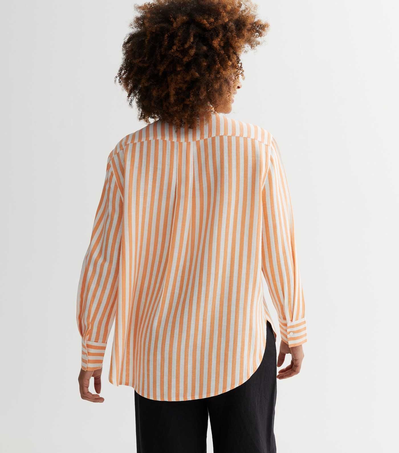 Orange Stripe Long Sleeve Shirt
						
						Add to Saved Items
						Remove from Saved Items | New Look (UK)