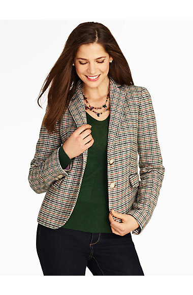 Kildare Check Blazer | Talbots