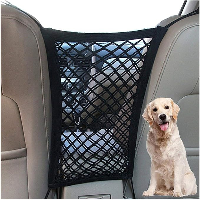 DYKESON Dog Car Net Barrier Pet Barrier with Auto Safety Mesh Organizer Baby Stretchable Storage ... | Amazon (US)