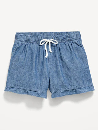 Ruffled Jean Shorts for Toddler Girls | Old Navy (US)