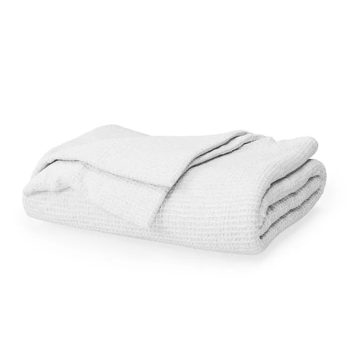 Complete your organic oasis with a GOTS Certified Organic Cotton Waffle Blanket from Naturepedic.... | Naturepedic