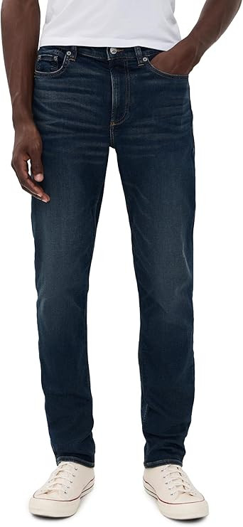Faherty Men's Stretch Terry Indigo 5 Pocket Jeans 32" | Amazon (US)