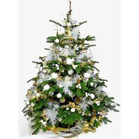 The White and Gold real tree 6ft London delivery only | Selfridges
