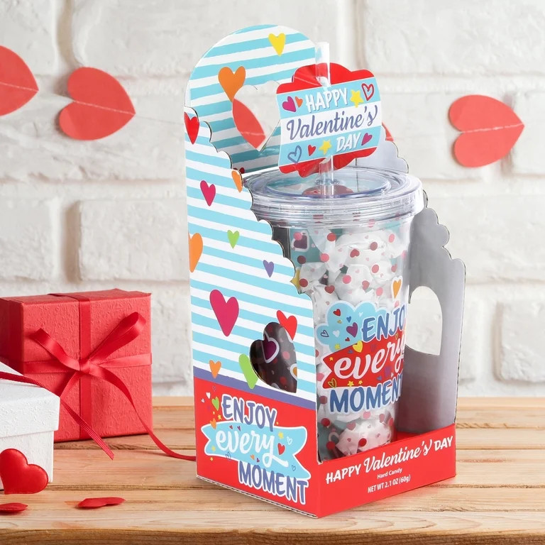 Tumbler and Hard Candy Gift Set, Enjoy Every Moment, Multicolor, Valentine's Day by Way To Celebr... | Walmart (US)
