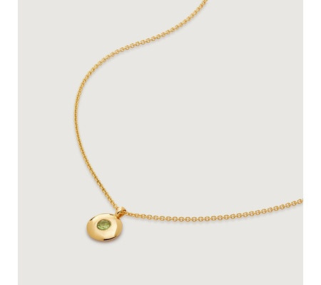August Birthstone Chain Necklace | Monica Vinader (Global)