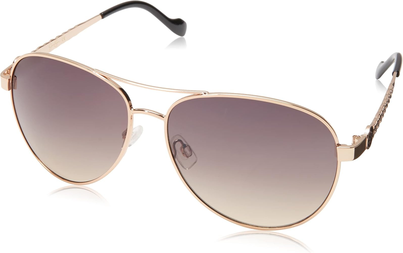 Jessica Simpson Women's J5702 Classy Metal Aviator Pilot Sunglasses with Uv400 Protection. Glam G... | Amazon (US)