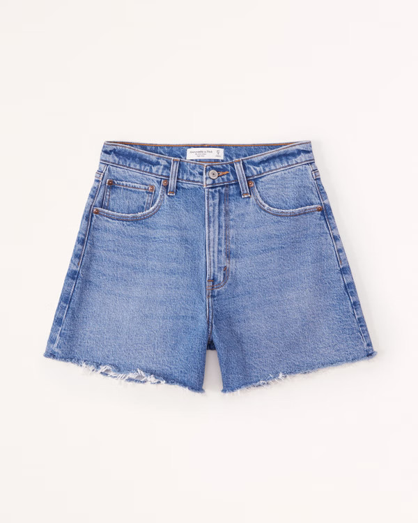 Curve Love High Rise Dad Short | Abercrombie & Fitch (US)