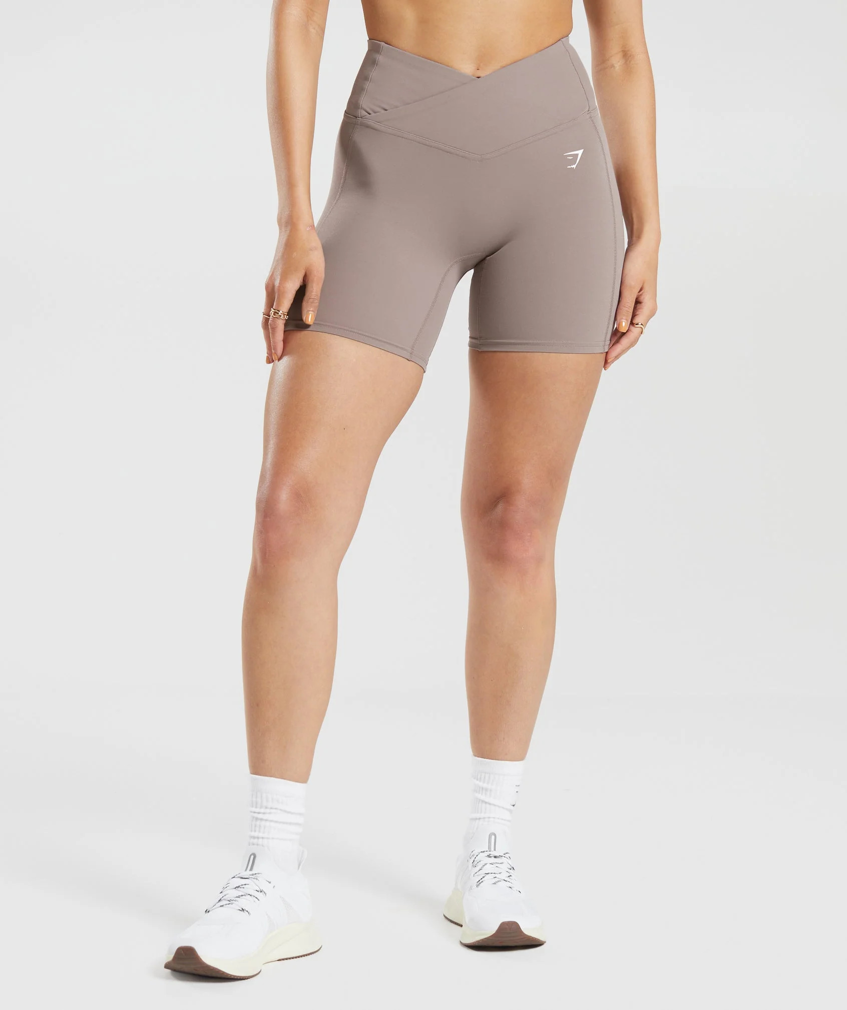Gymshark Crossover Shorts - Washed Mauve | Gymshark US