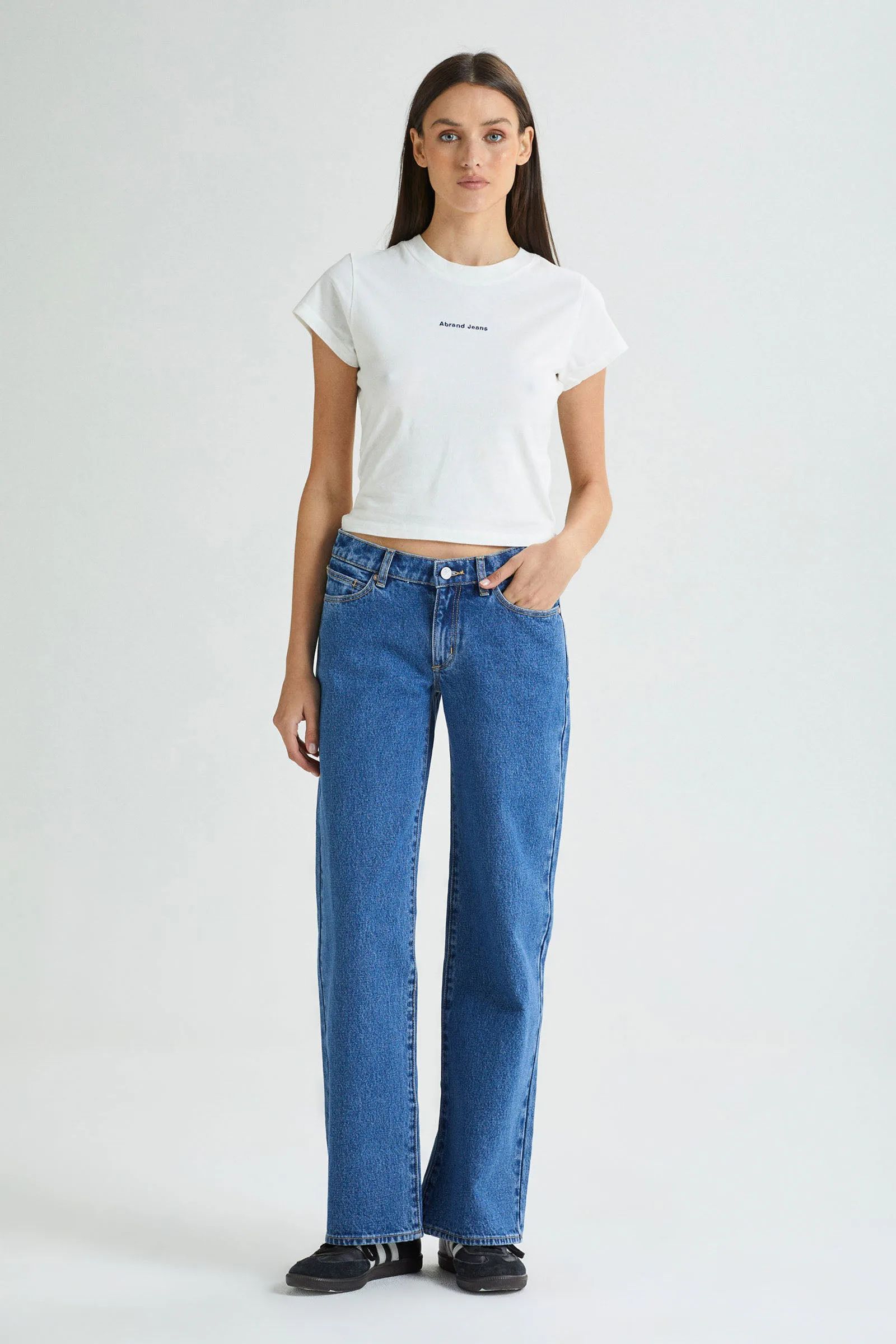 99 Low & Wide Chantell Organic | Abrand Jeans US