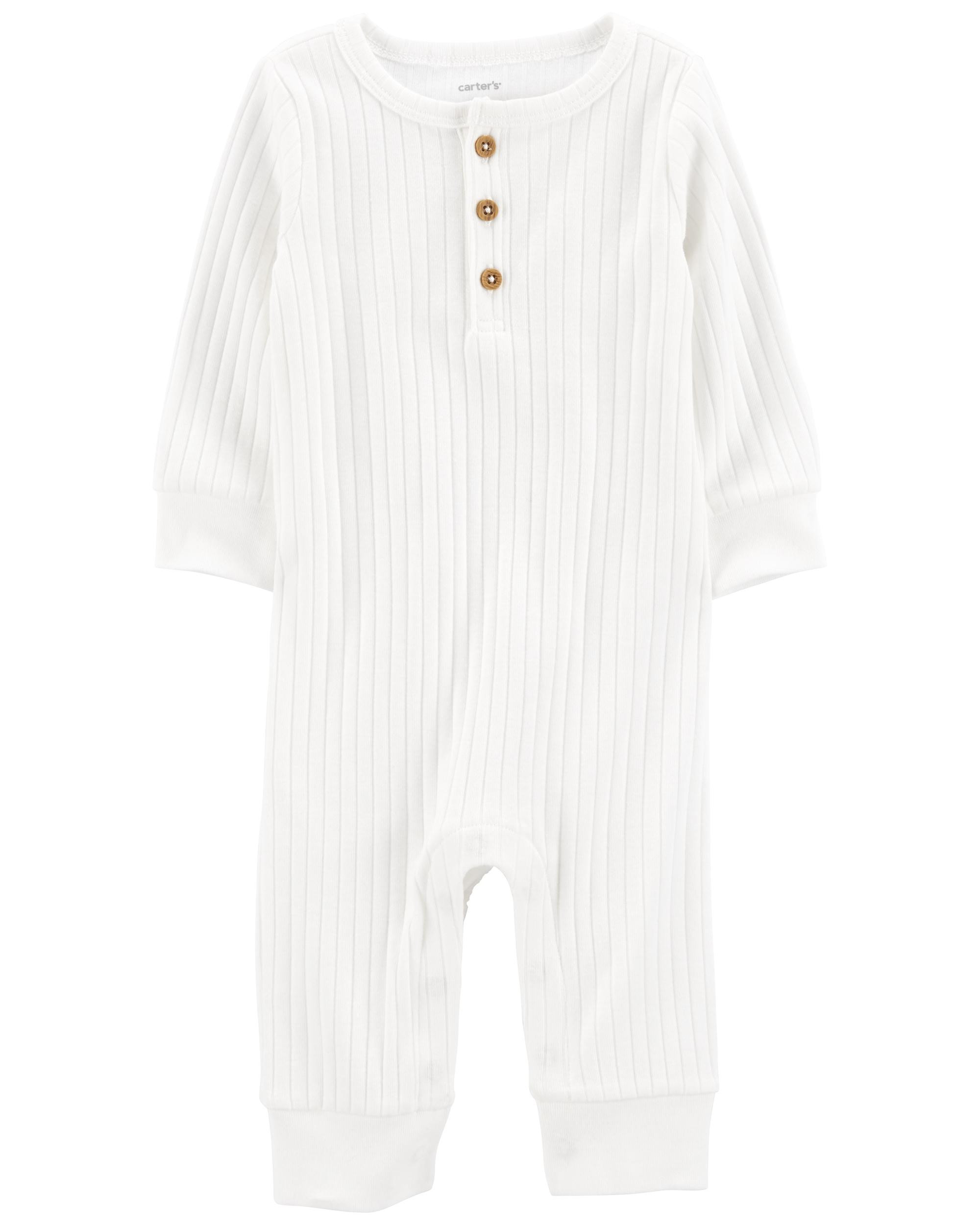 Long-Sleeve Cotton Jumpsuit | Carter's