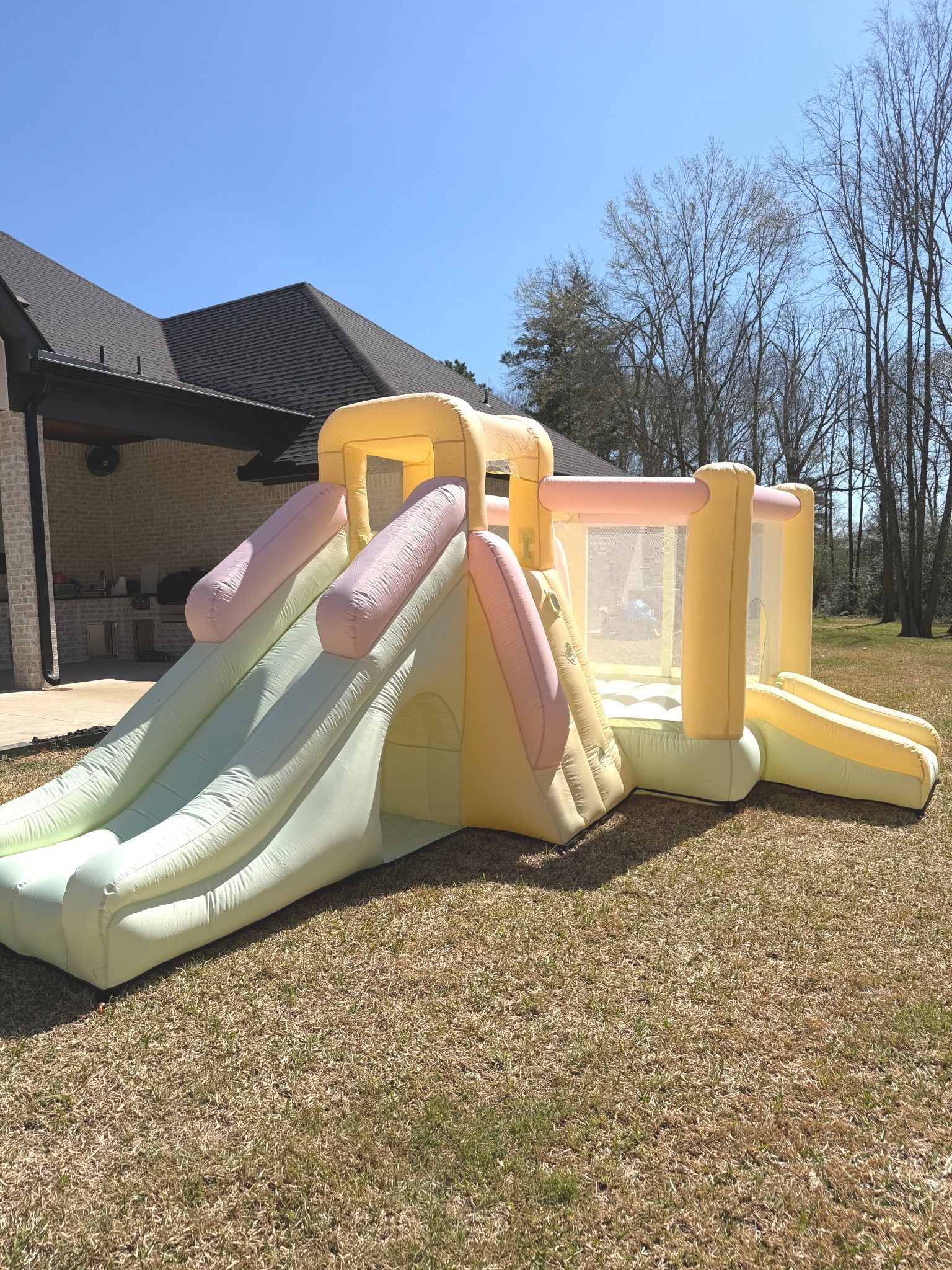 The cutest bounce house to keep the girls entertained all summer! 🌼🧡💛

#LTKmomlife #LTKKids #LTKHome