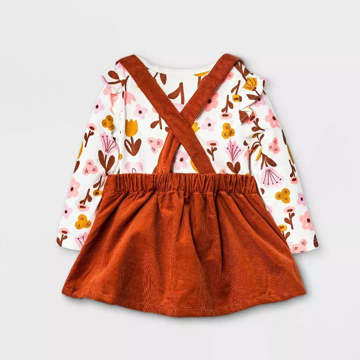 Baby Girls' Corduroy Top & Skirtall Set - Cat & Jack™ 18M | Target