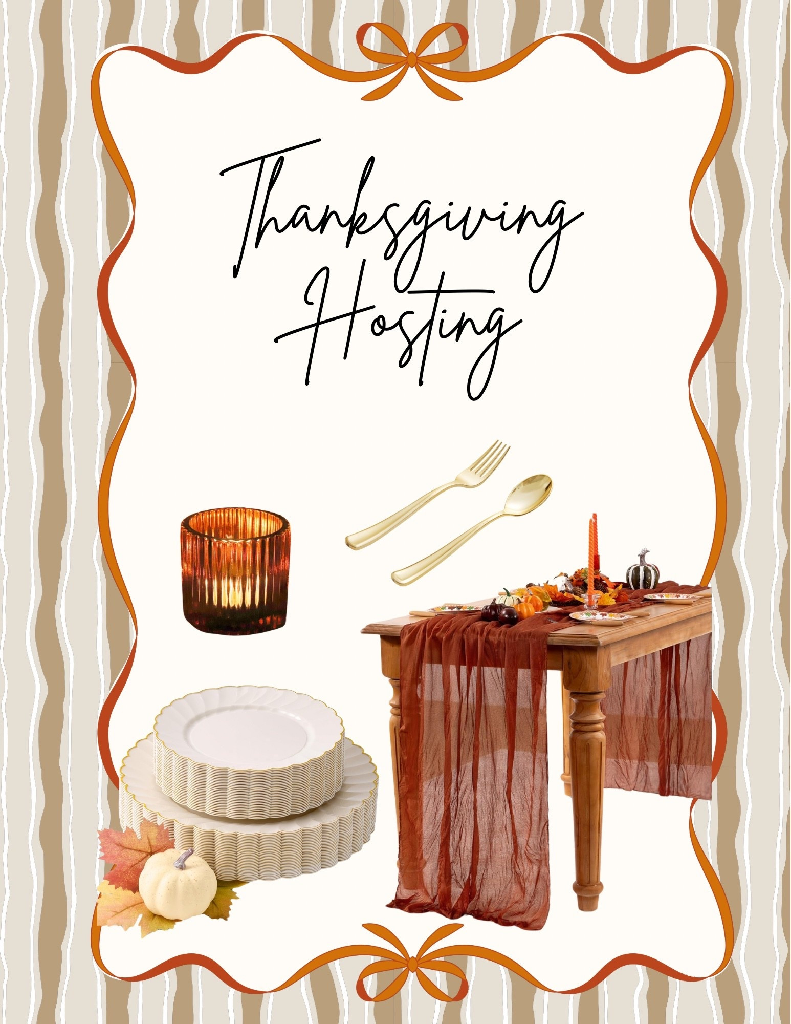 Thanksgiving hosting table decor from Amazon ✨ Affordable and stylish. 

#AmazonFinds #HolidayHosting #Thanksgiving #AmazonHomeDecor 

#LTKParties #LTKSeasonal #LTKHoliday