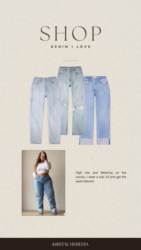 Current favorite denim from Abercrombie!

P.S. Be sure to heart this post so you can be notified of price drop alerts and easily shop from your Favorites tab!

#LTKStyleTip #LTKFindsUnder100 #LTKMidsize