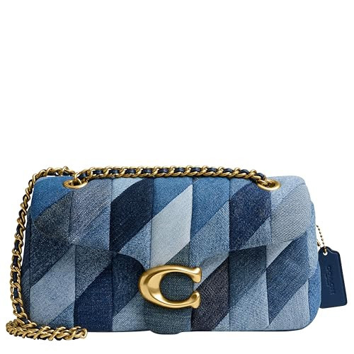 Coach Tabby Shoulder Bag 26 Patchwork, B4/Denim Multi | Amazon (US)
