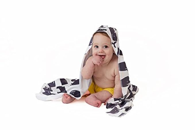 Luv Bug Company UPF 50+ Sunscreen Towel with Hood (Whales) | Amazon (US)