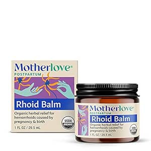 Motherlove Rhoid Balm (1 oz) Organic Herbal Hemorrhoid Cream w/ Witch Hazel for Pregnancy & Postp... | Amazon (US)