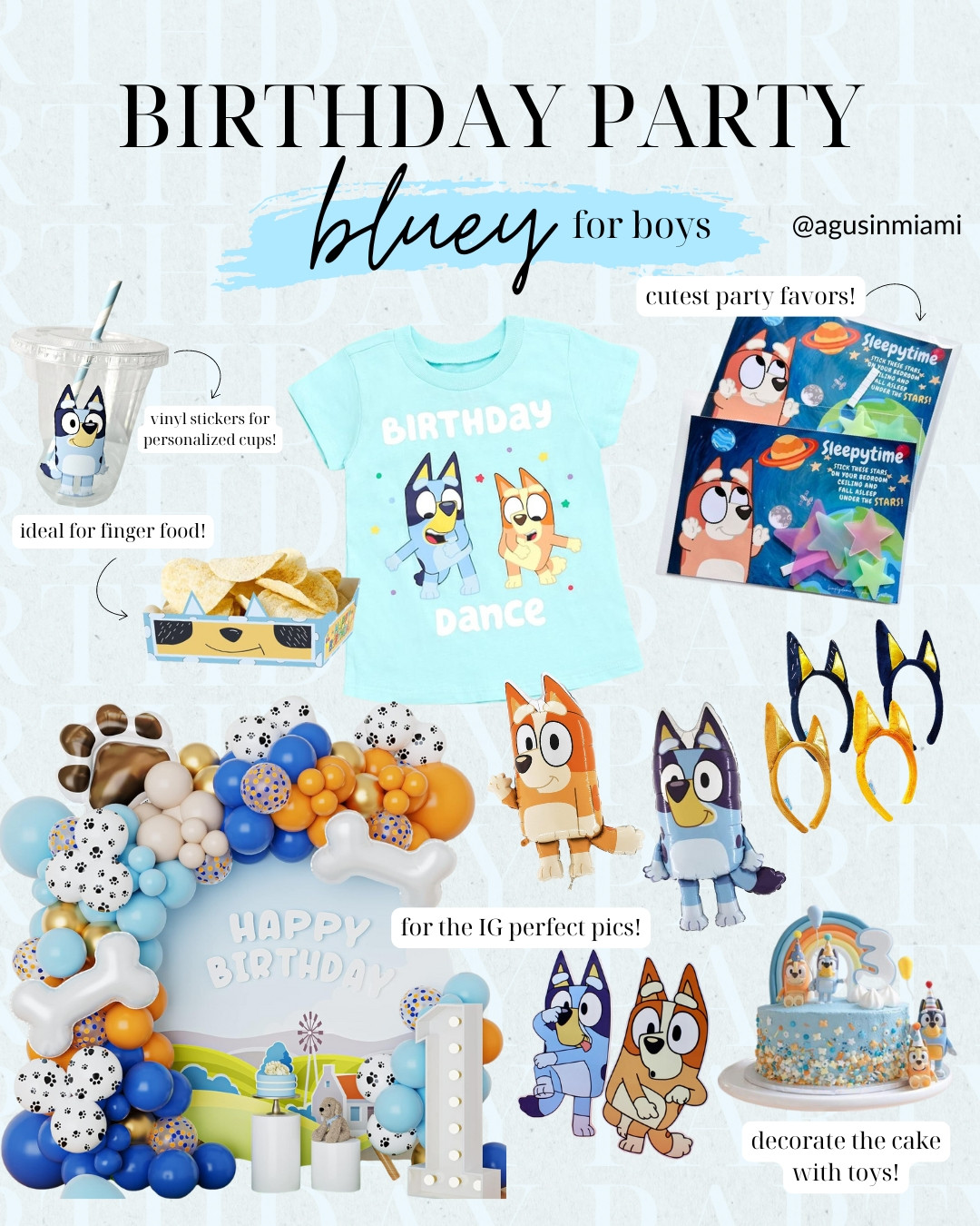 Bluey birthday party inspo for boys (or girls!) 🩵🧡 all party supplies are either from Amazon, Walmart or Etsy 💙 

#LTKKids #LTKFindsUnder50 #LTKFamily