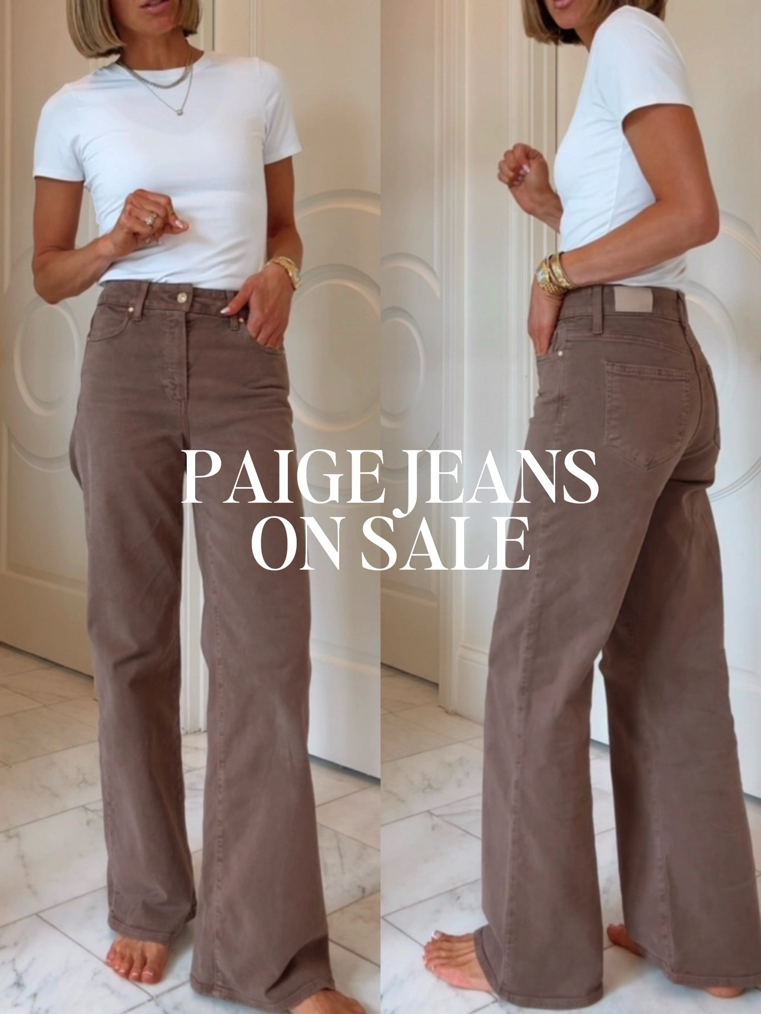 These Paige jeans that went viral and sold out last fall are back included in the NSALE