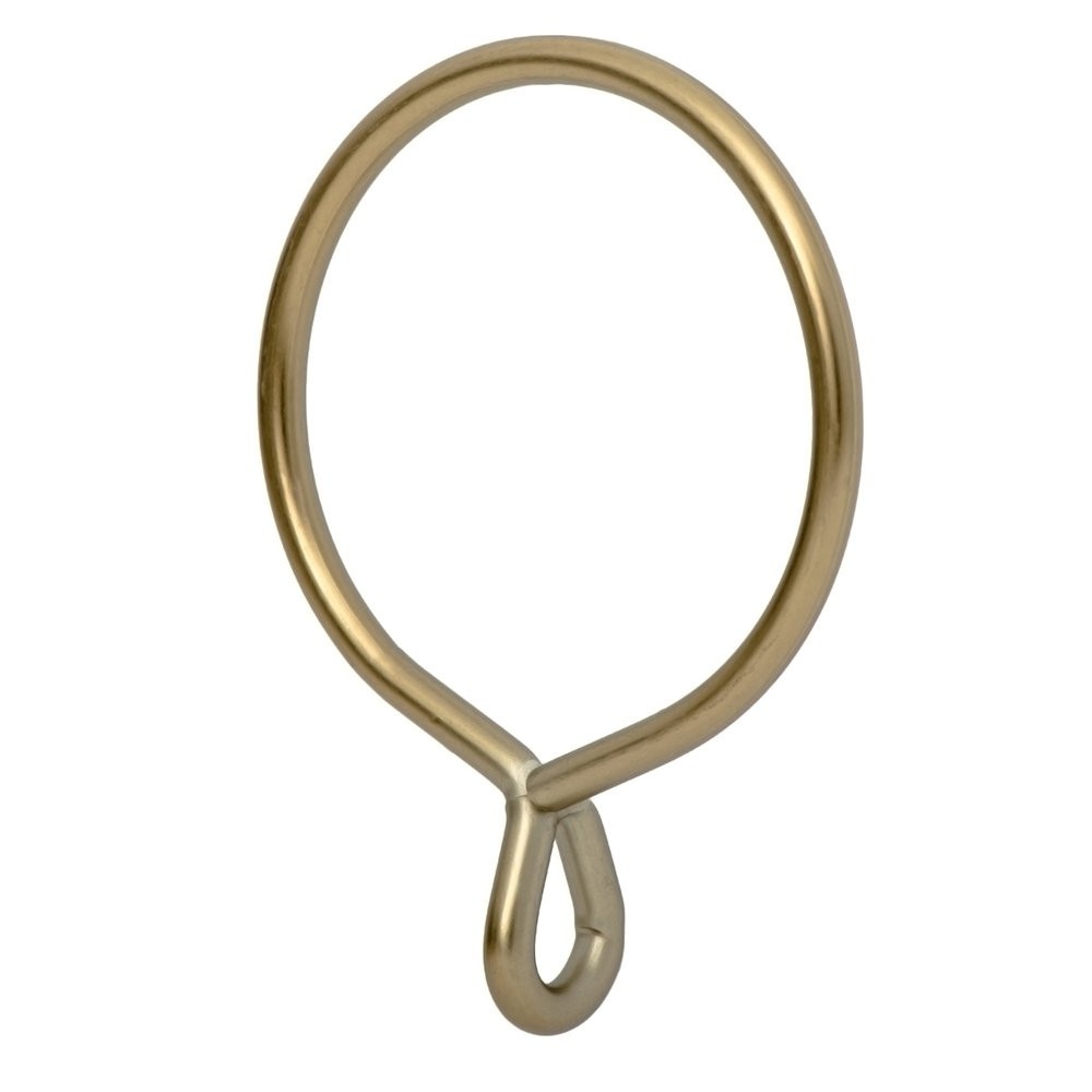 Ivilon Drapery Eyelet Curtain Rings - 2.3" Ring for Curtain Hook Pins, Set of 14 - Warm Gold | Amazon (US)